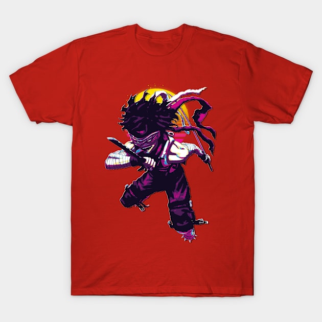 akaguro chizome stain T-Shirt by ANIMEPEDIA